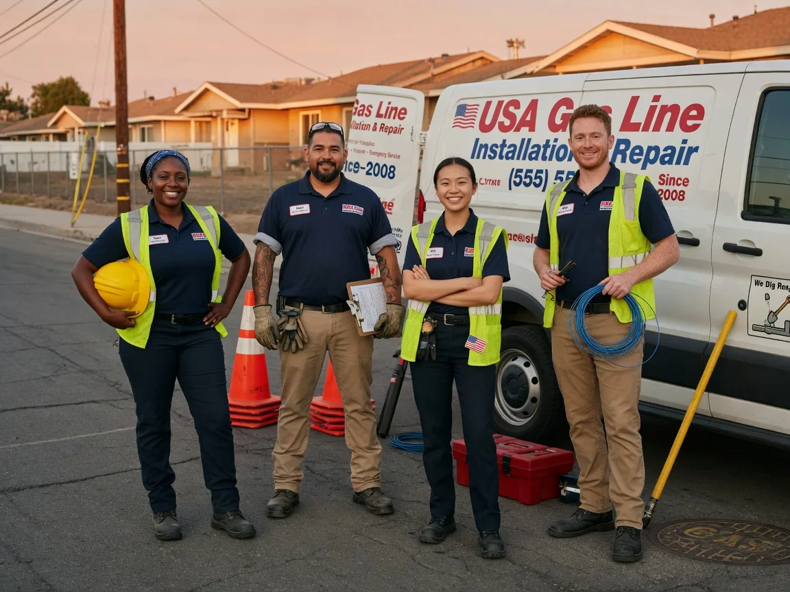 Gas Line Installation company in Hague, ND